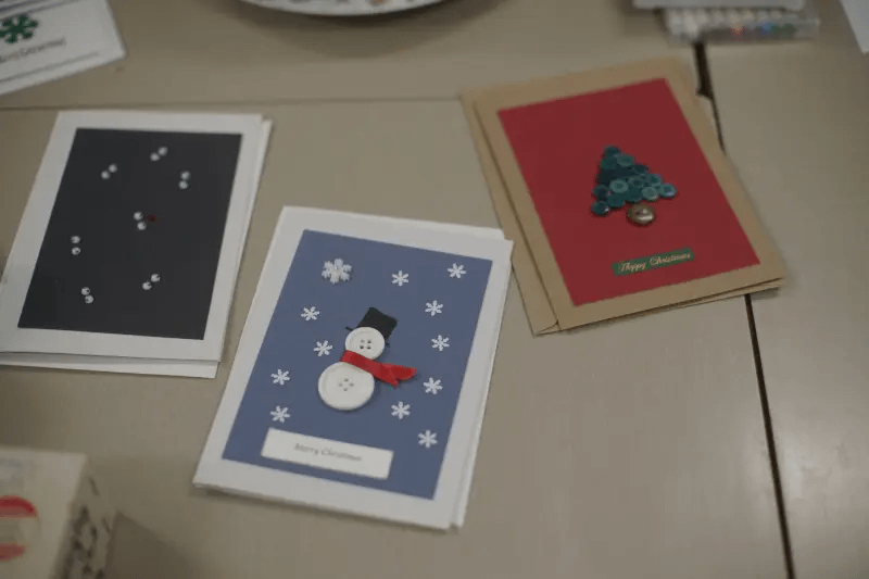 Christmas card making