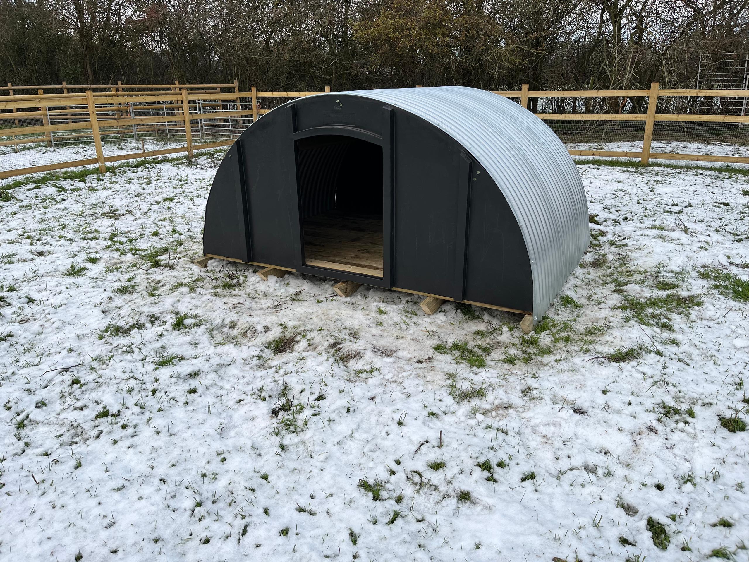 Arks delivered and assembled for a customer in Essex for their pigs.