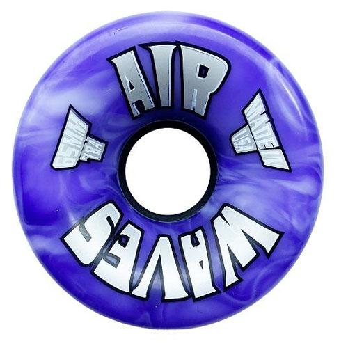 Air Waves Purple/White Swirl Wheels Pack of 4 and 8