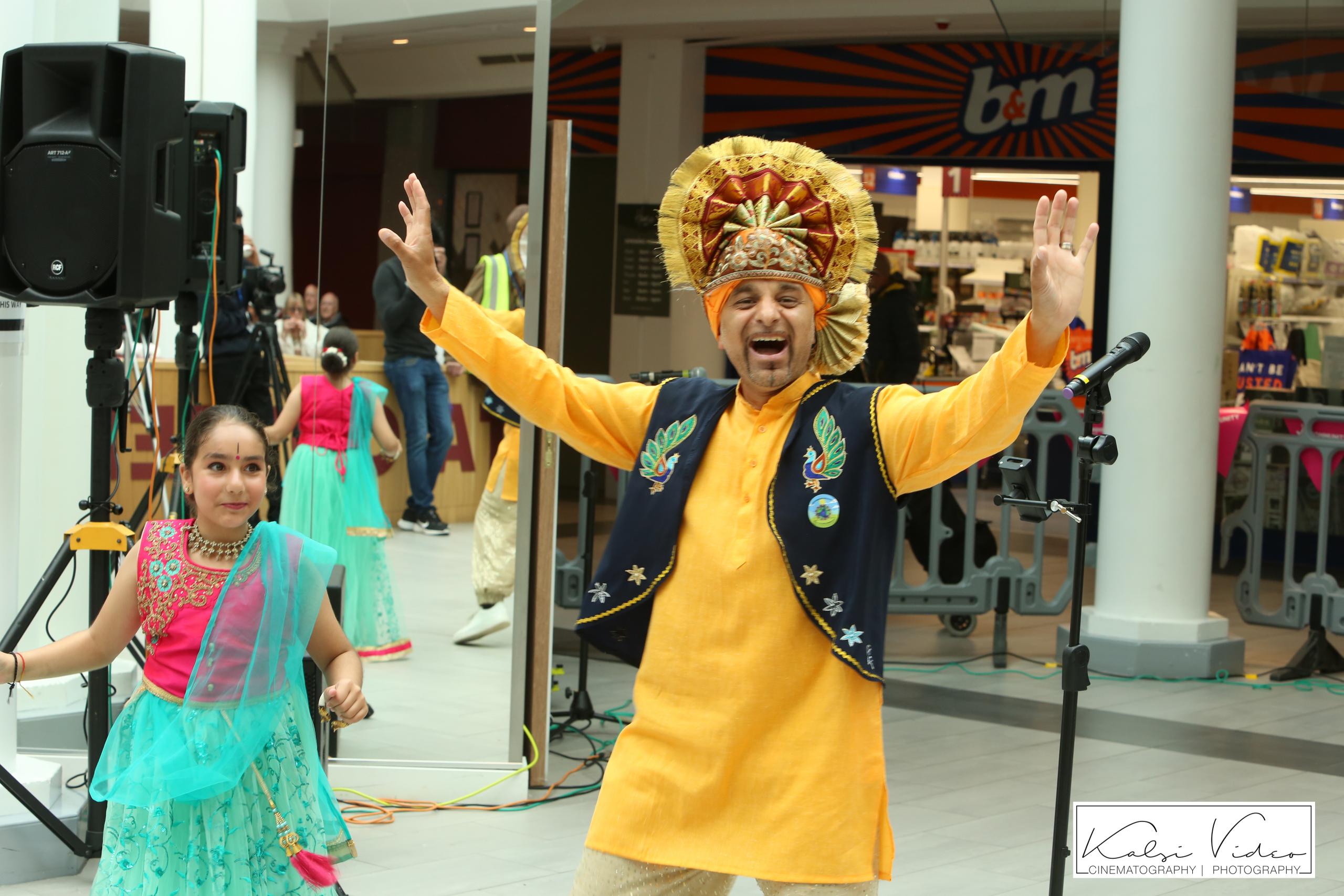 Sohan Kailey Bhangra workshop at Black Country Multicultural Day 2023
