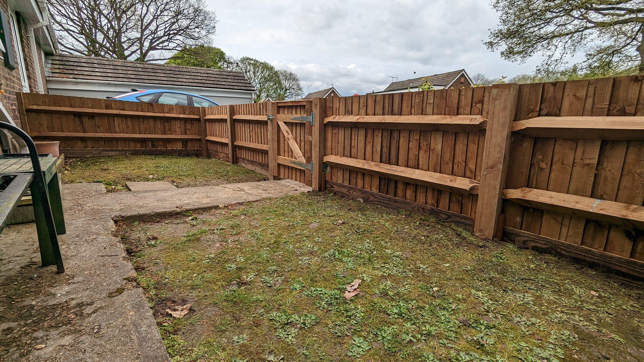 Fencing in Lordswood, 3ft high ,wooden gravelboards, plus a gate