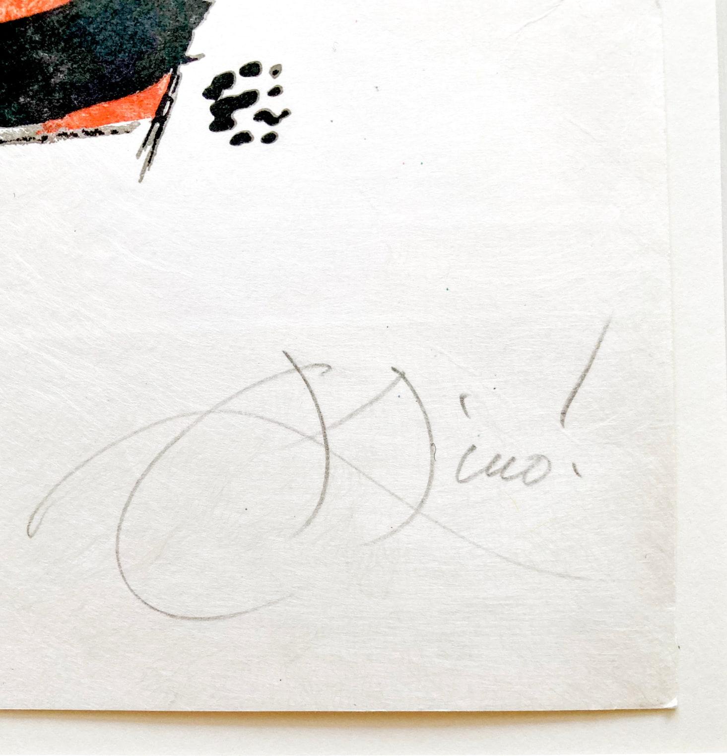 Joan Miro - La Melodie Acide Number 13