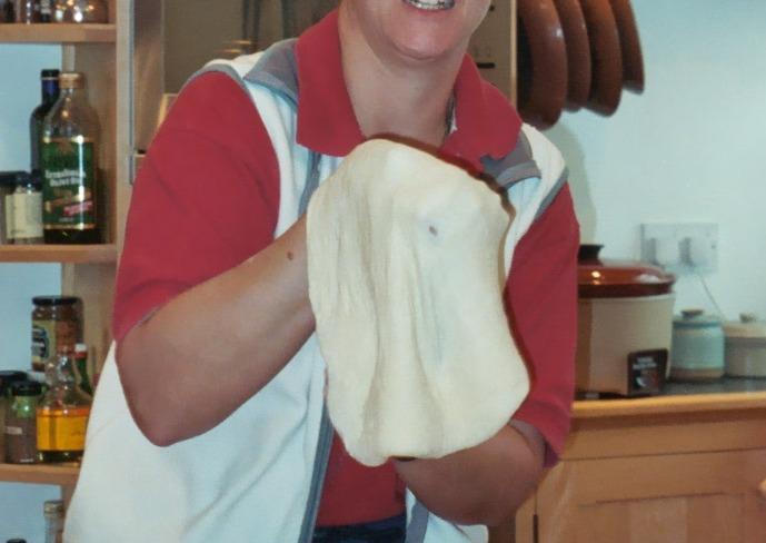 Shaping Pizza Dough