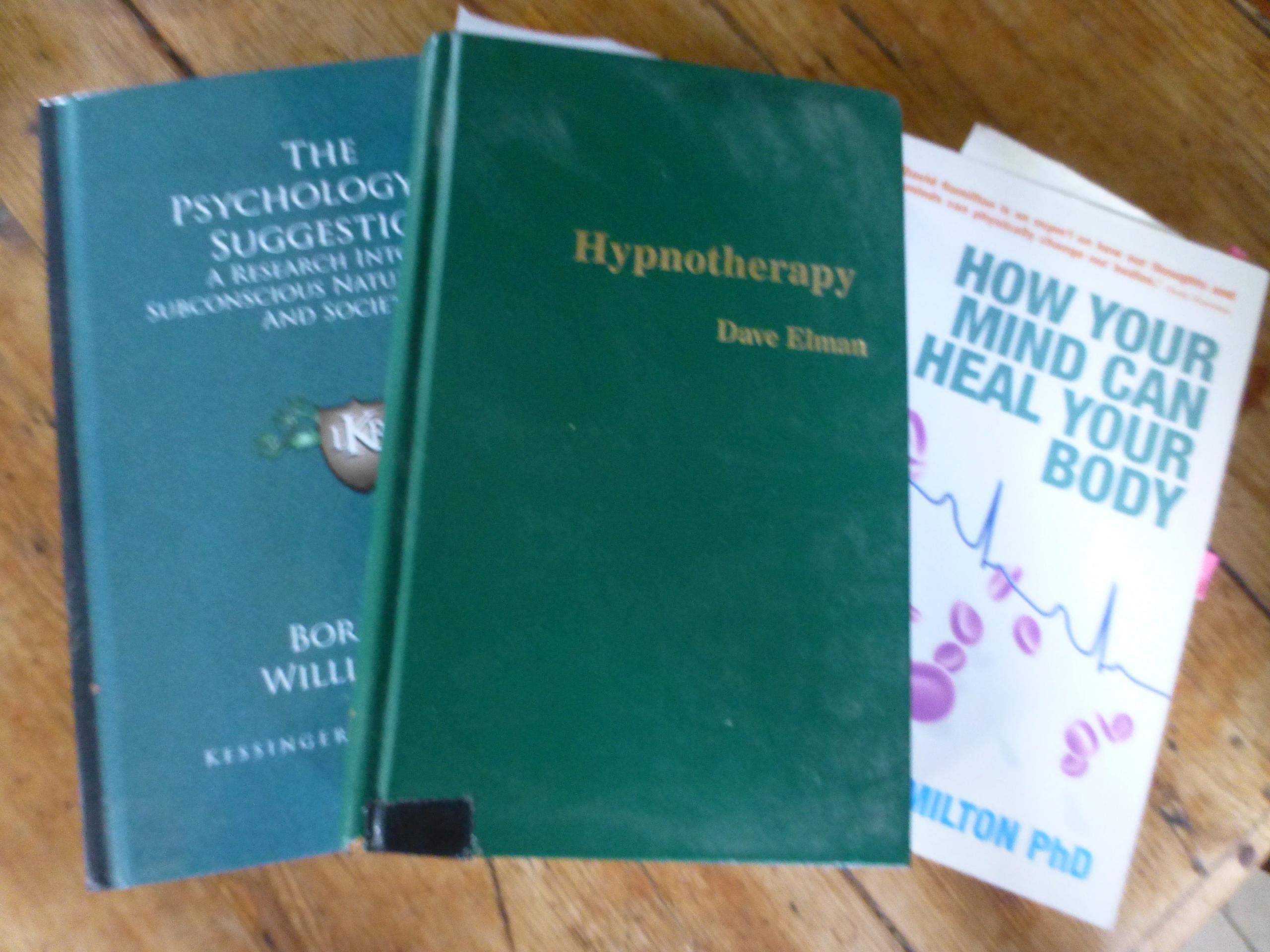 Hypnotherapy Text books