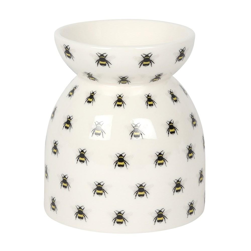 All Over Bee Print Oil and Wax Melt Burner
