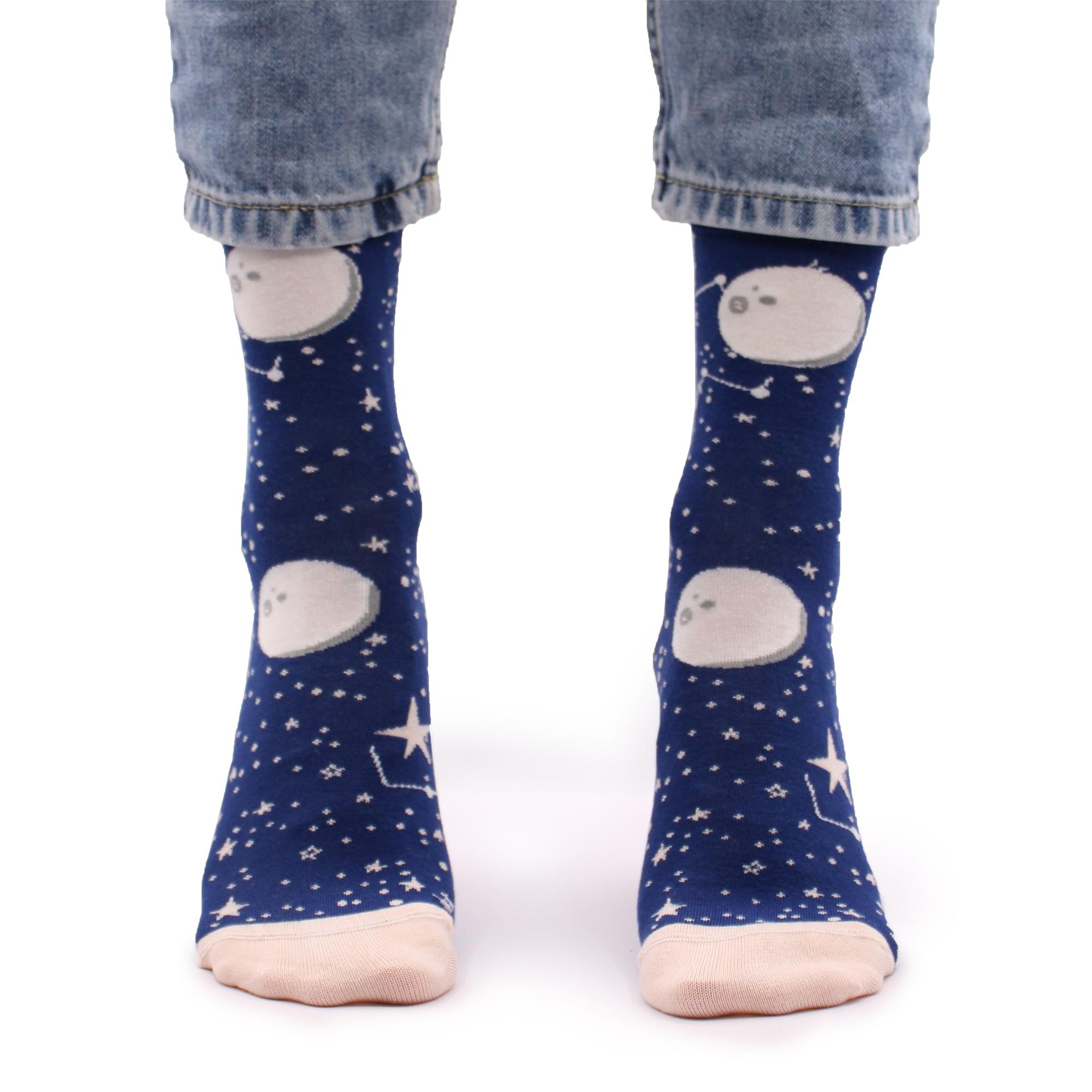 Moon & Stars bamboo socks