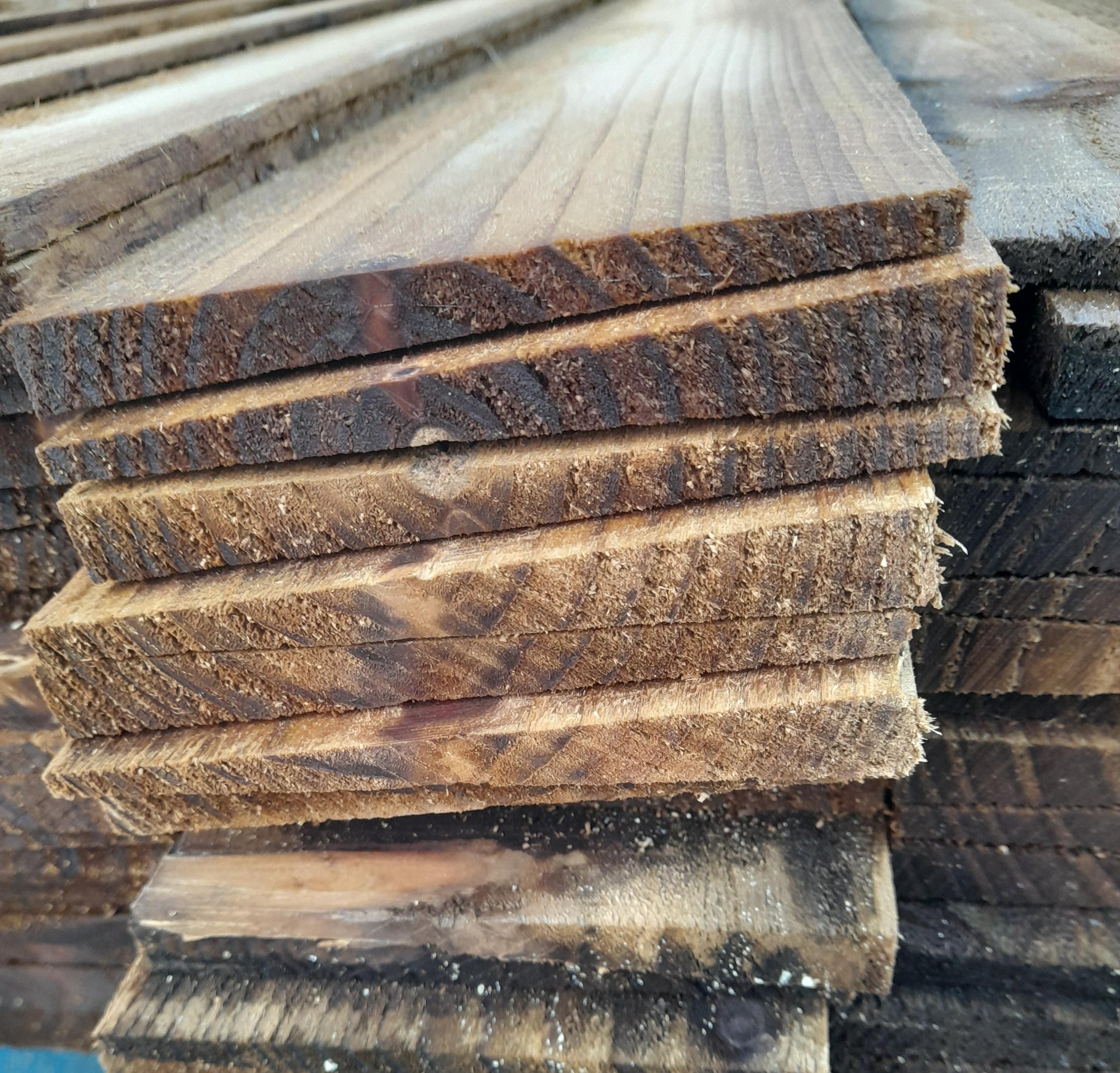 Treated featheredge boards