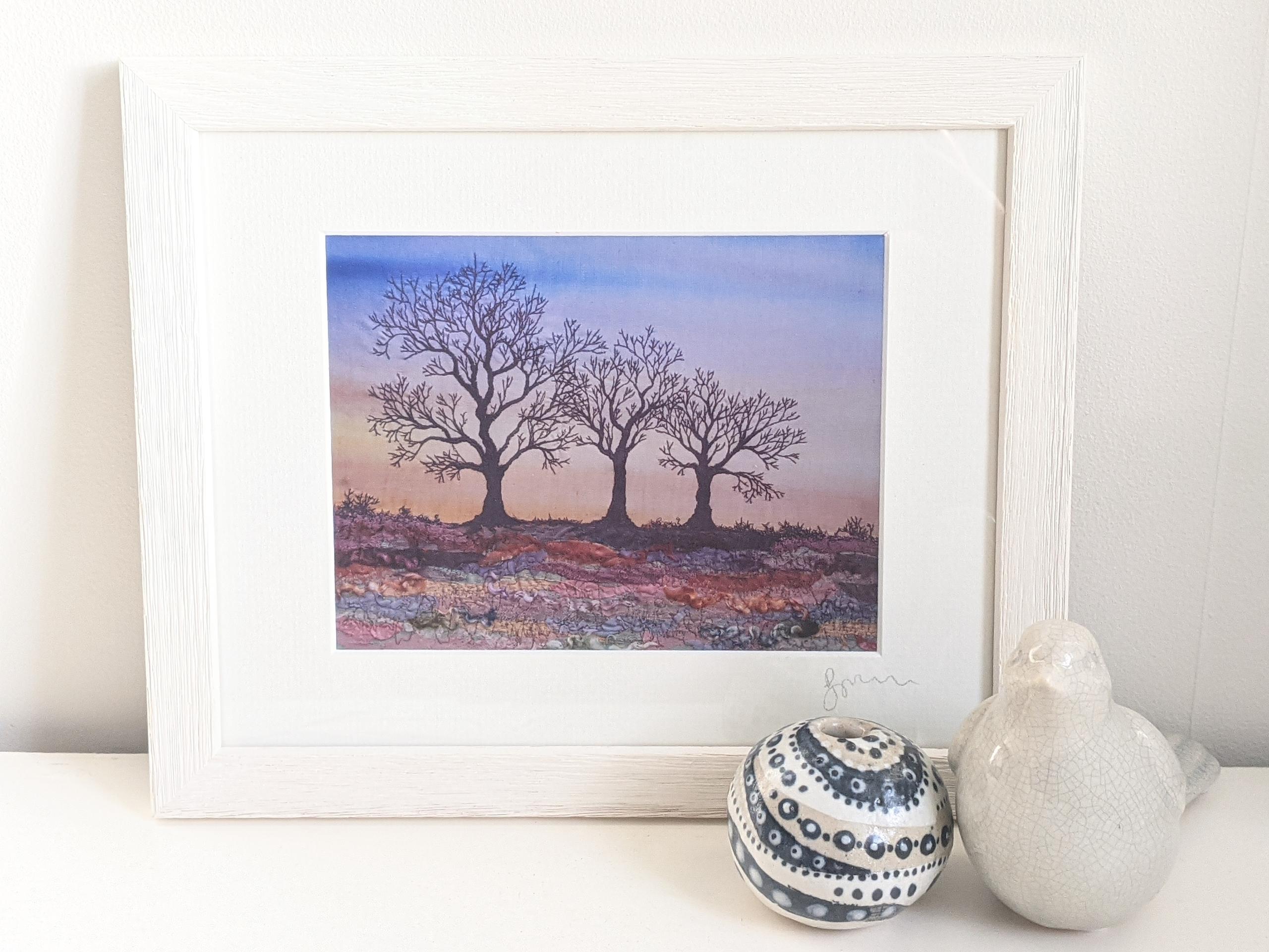 Winter Ash Framed Print