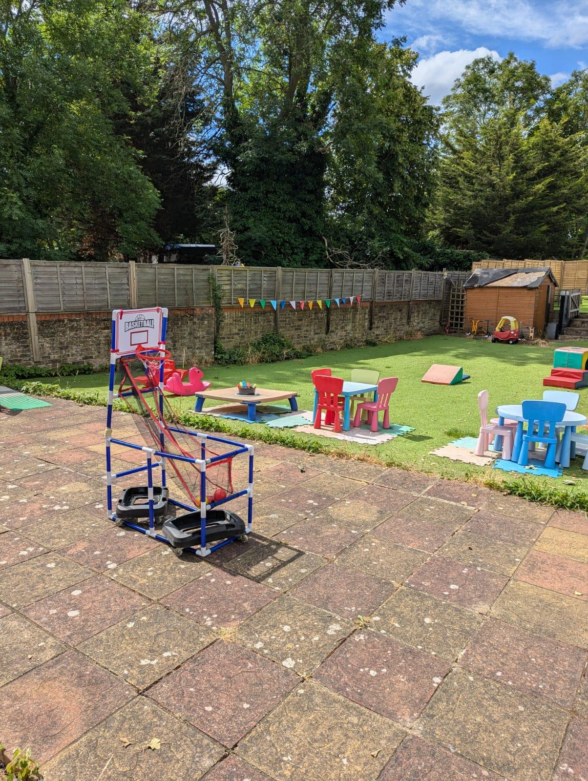 outdoor garden for Child Contact services