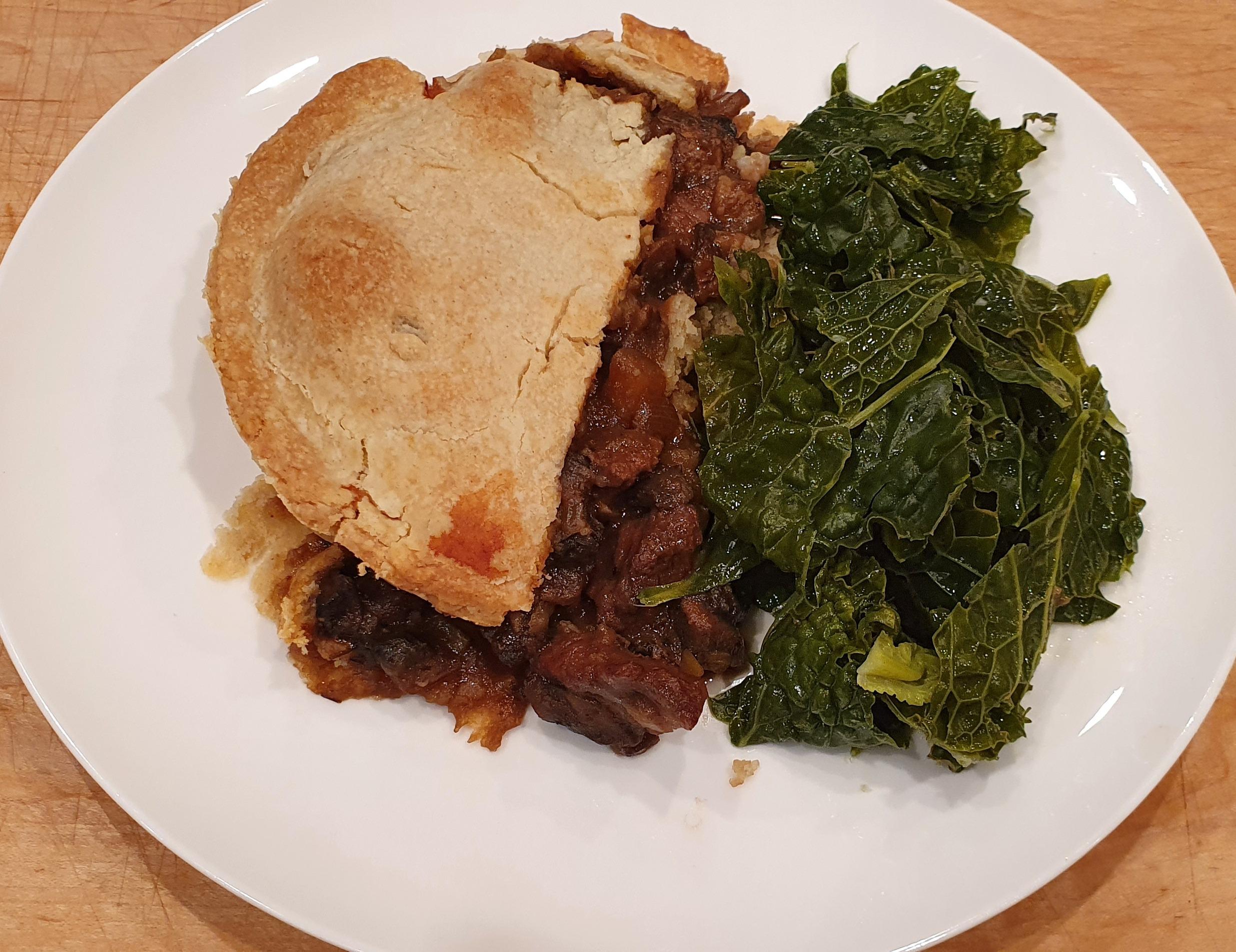 Beef in Beer Gravy pie