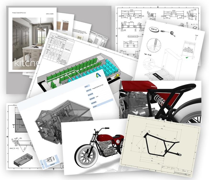 CAD, 3d, design, technical, author, guides, literature, brochures, drawing, product,