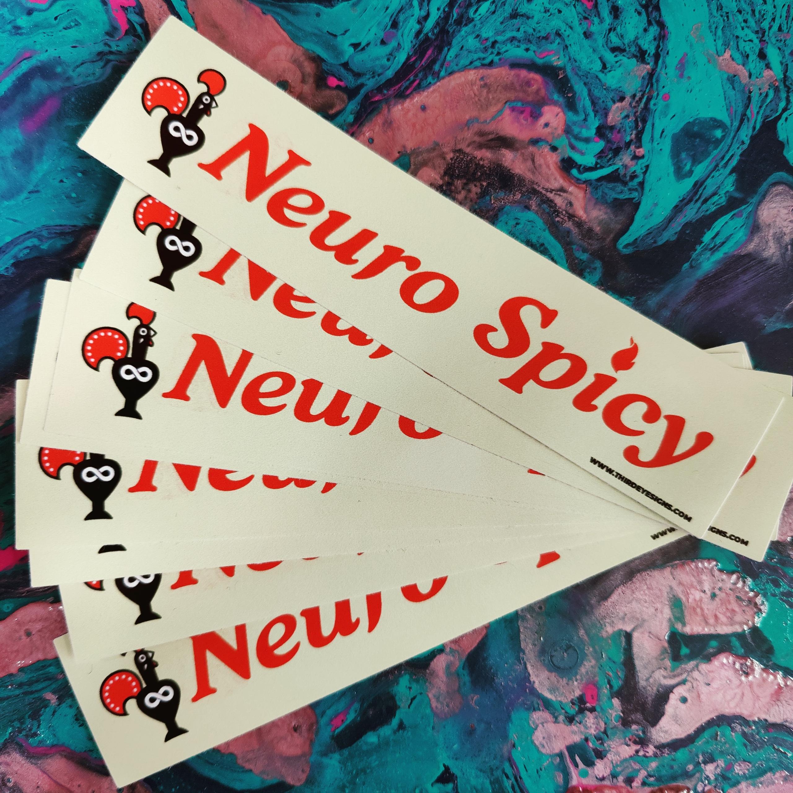 NEURO SPICY sticker pack - FREE POSTAGE