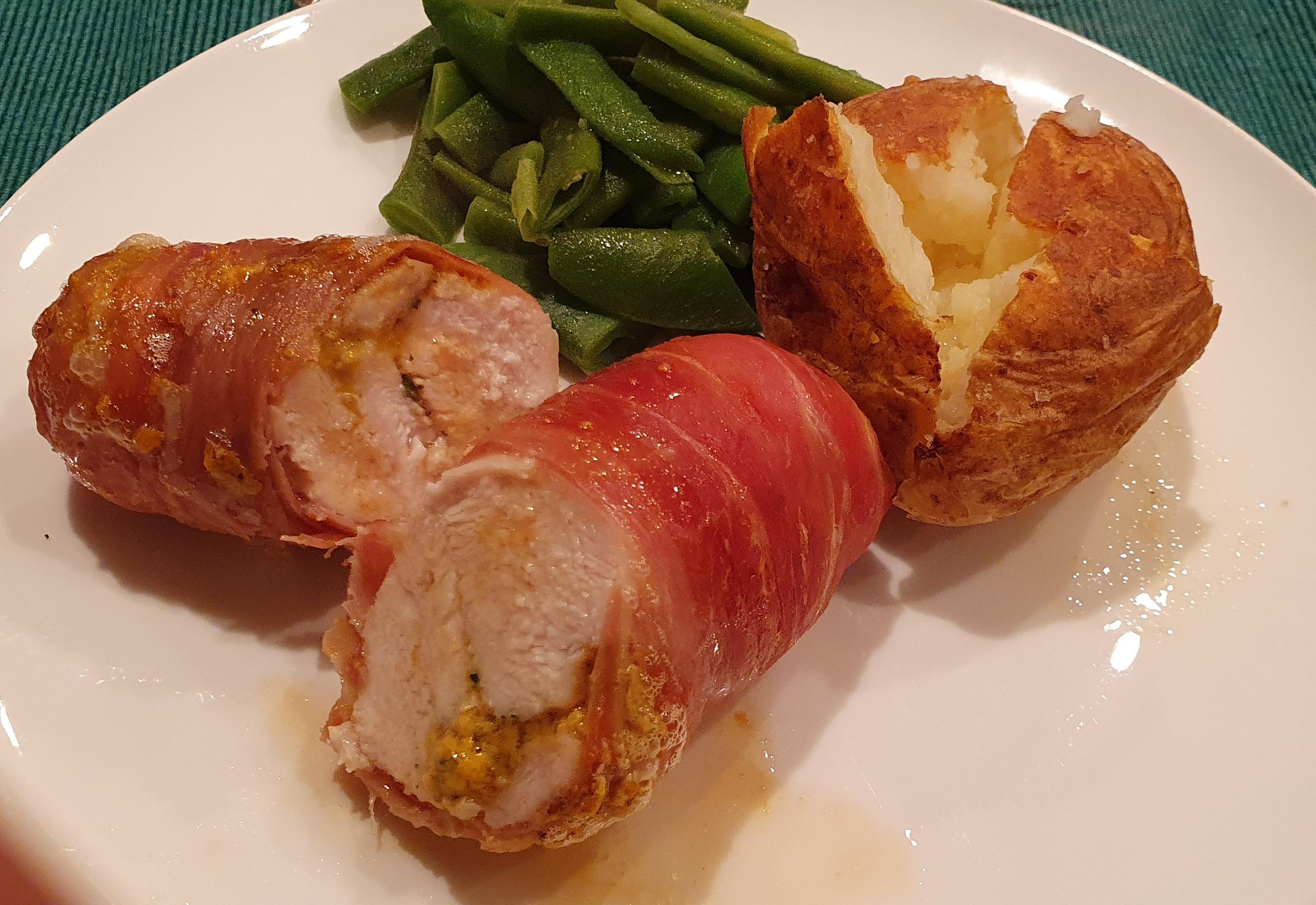 Stuffed Chicken Breast in Parma Ham