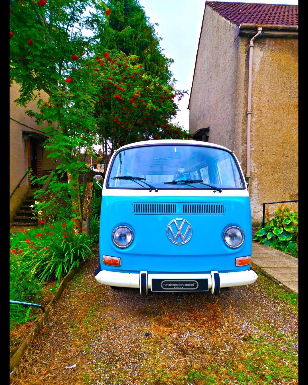 Beautiful Blue Volkswagen