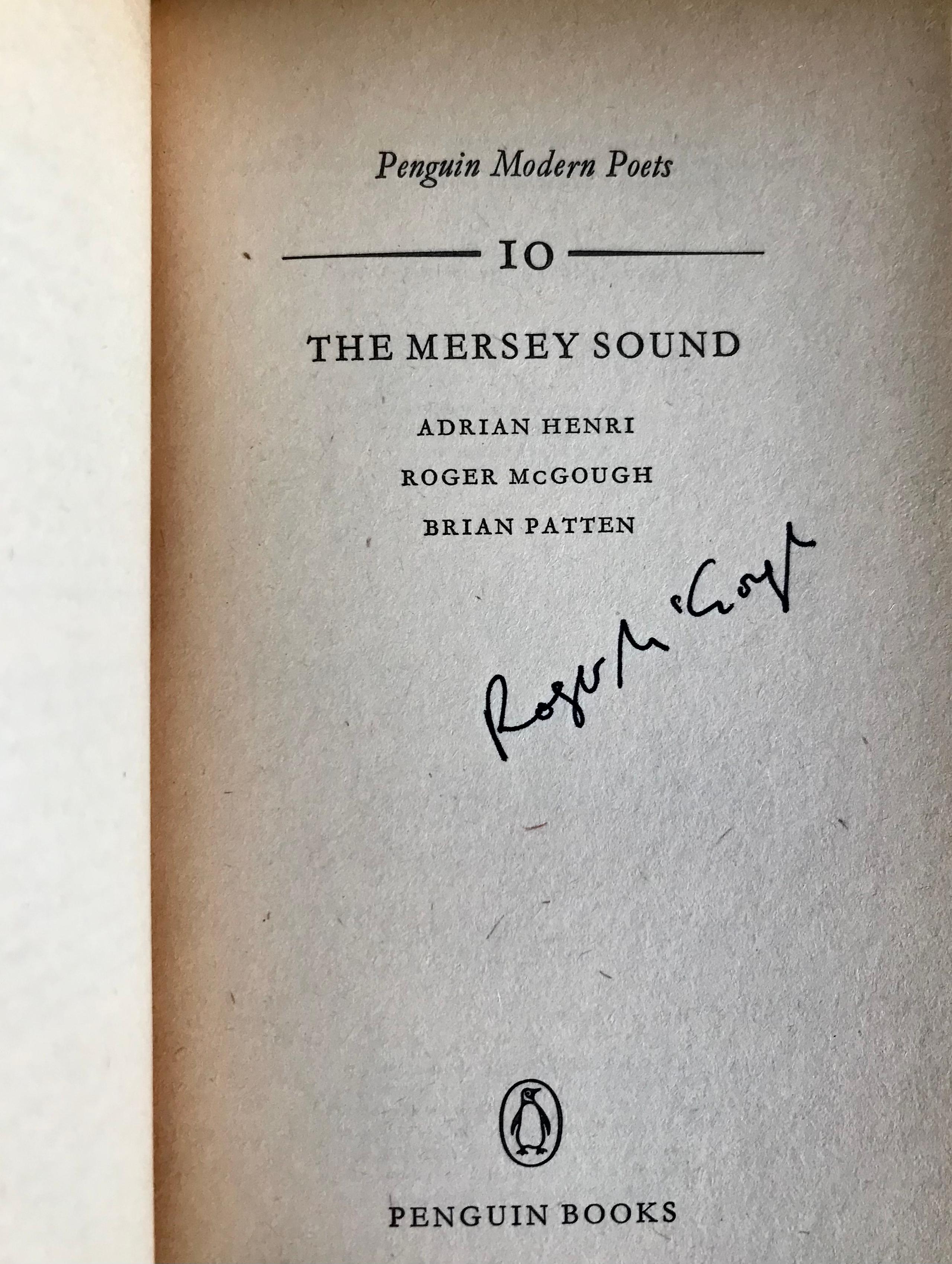 Penguin Modern Poets, The Mersey Sound by Adrian Henri, Rodger McGough & Brian Pattern, Signed