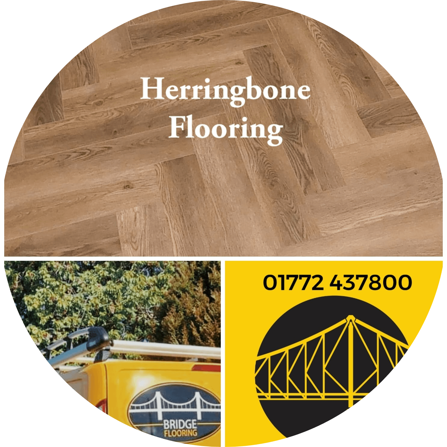 herringbone flooring by Bridge Flooring 01772 437800