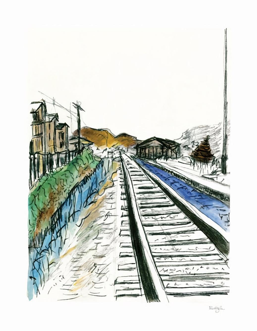 Bob Dylan - Train Tracks (white), 2012