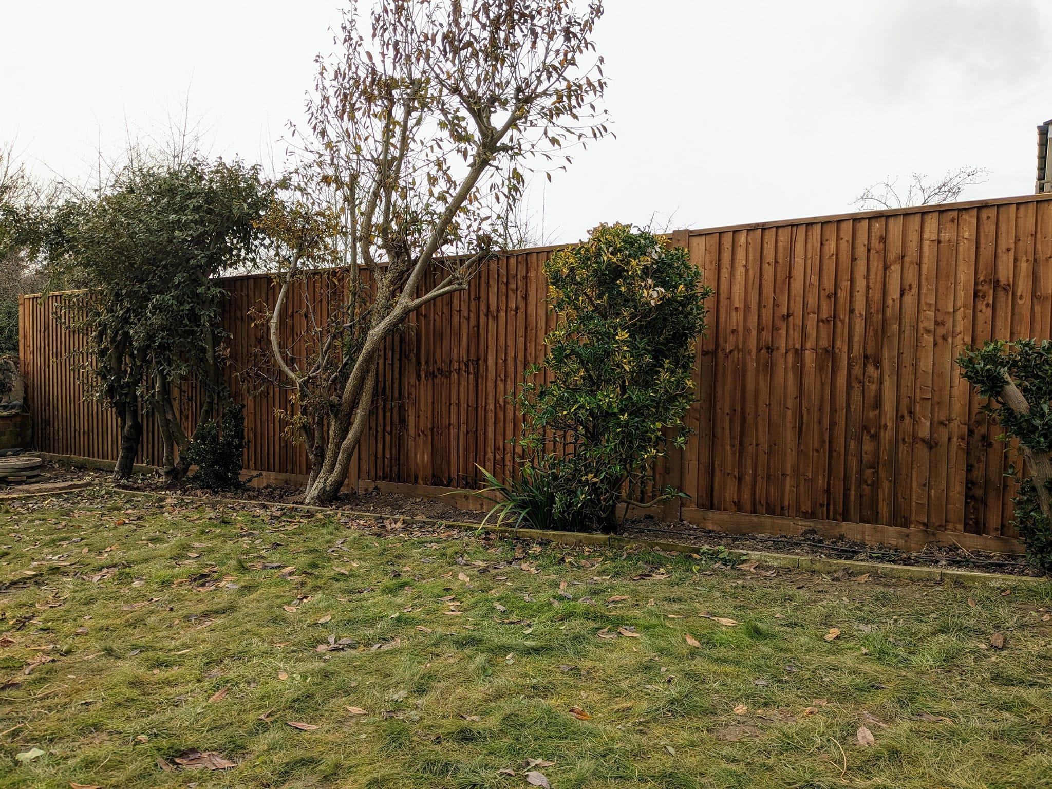 Fencing installed on Cuxton