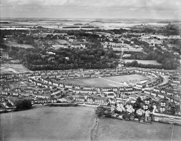 Aerial view Stanmore 1928jpg