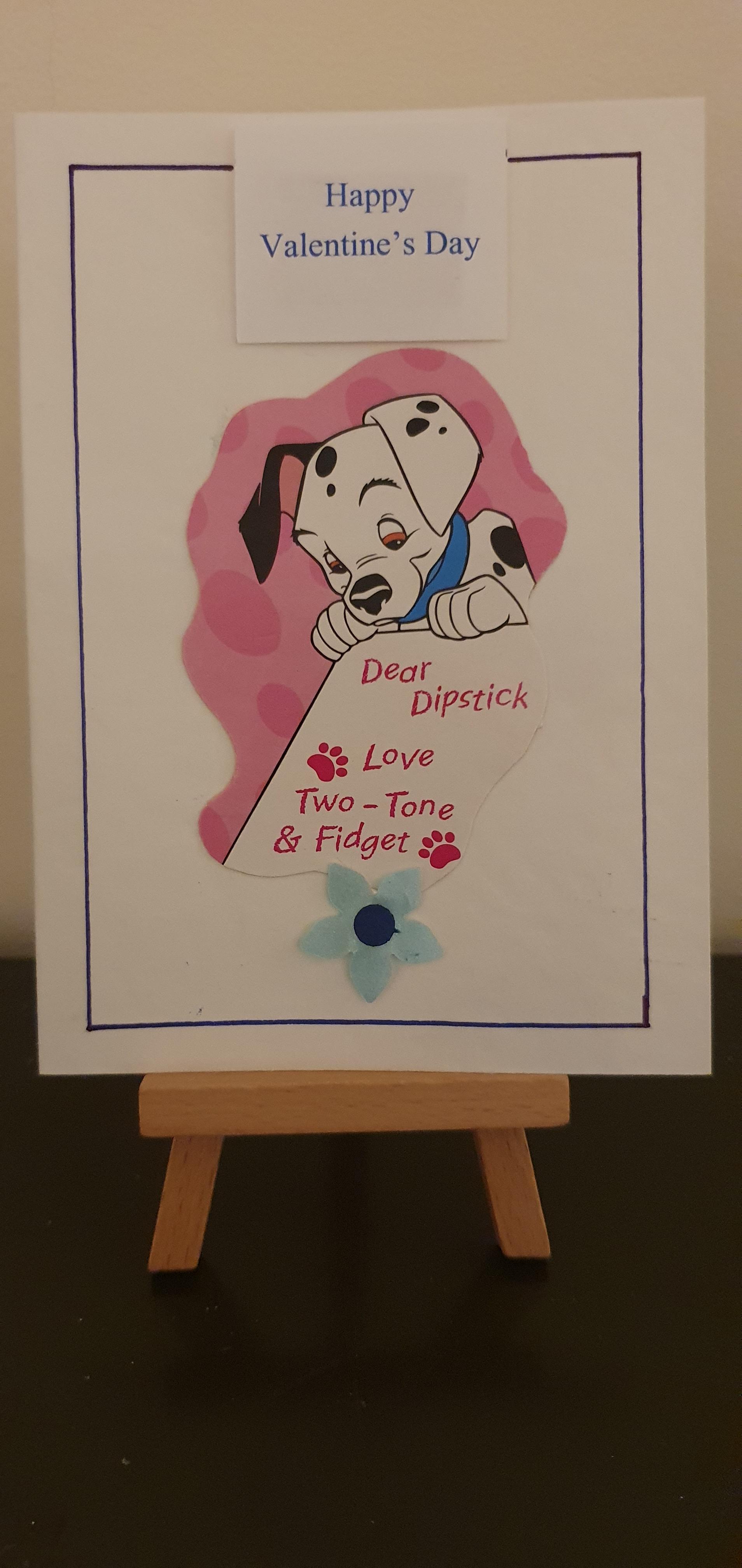 Dog Theme individual card