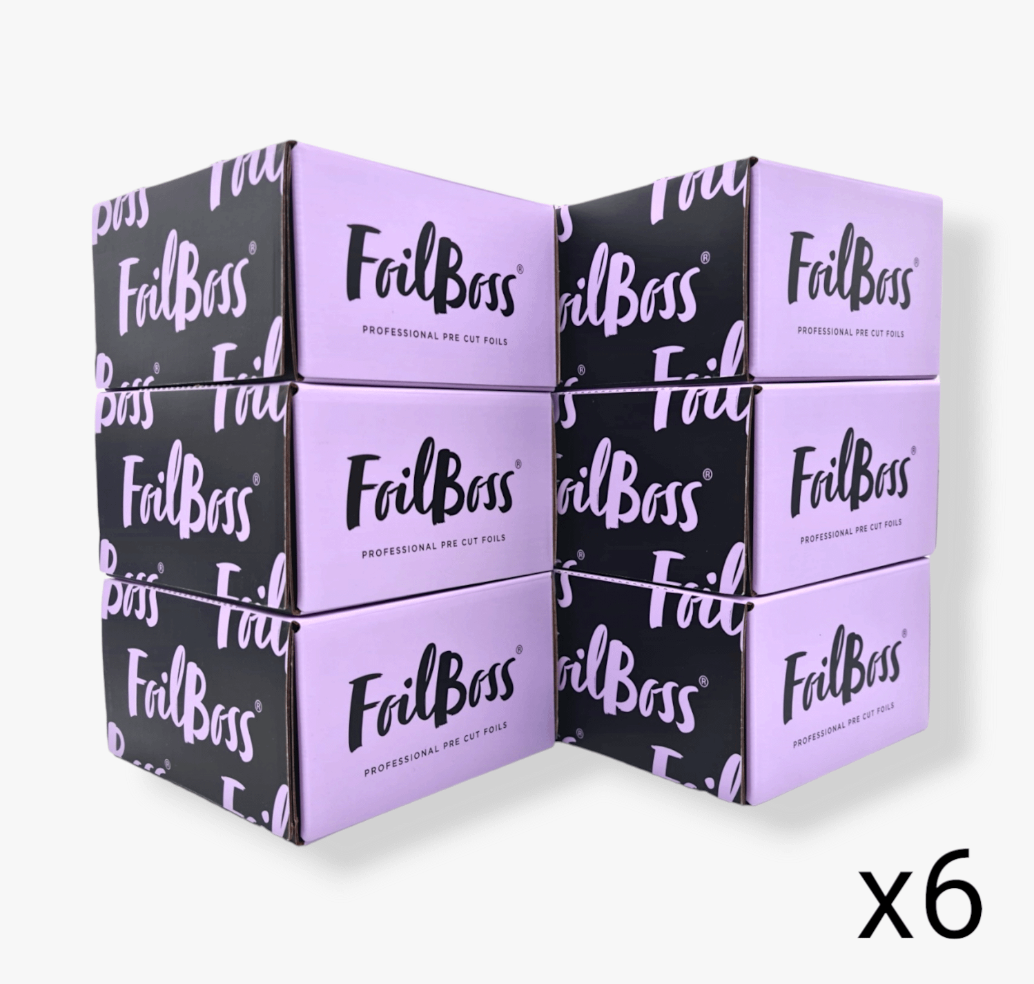 BOX OF 6 FOILBOSS 5" 'WIDE' pre cut embossed Foil 5" x 11" (12.7cm x 28cm) 500 Sheet