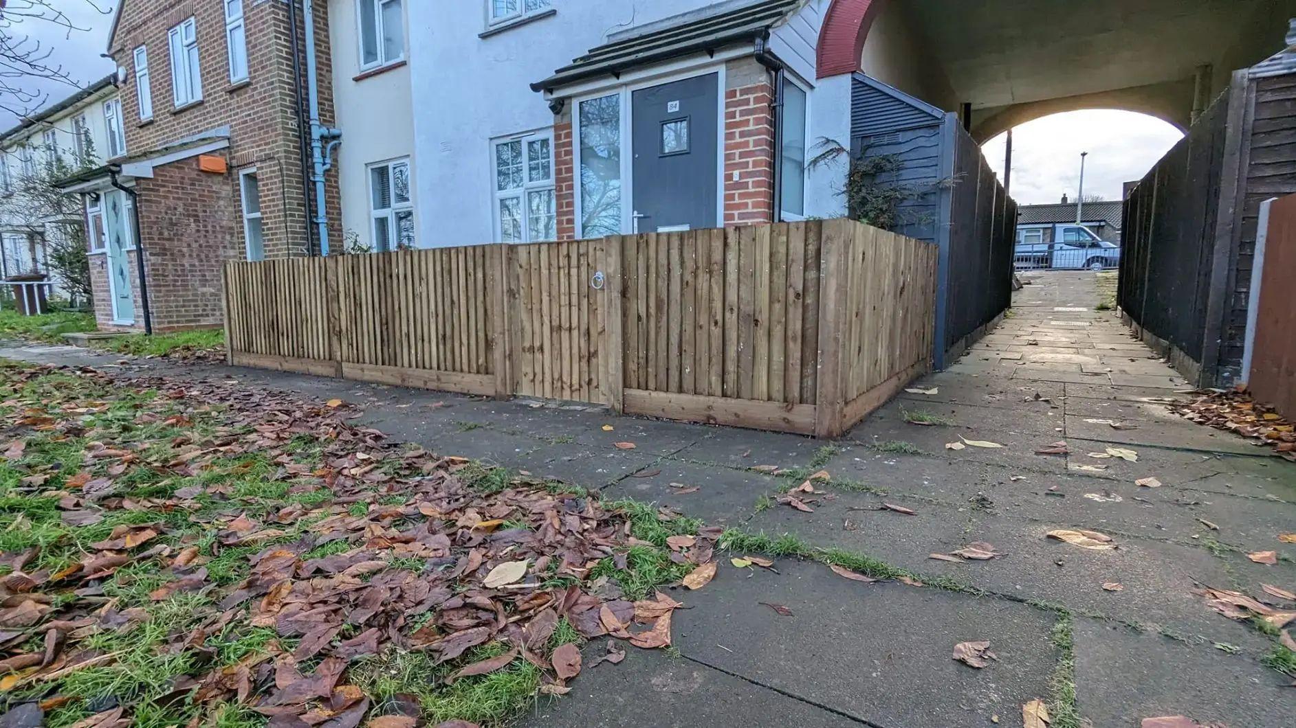 Wood fence Installation