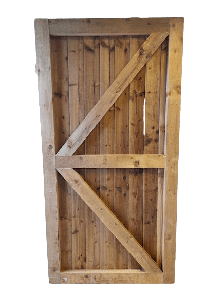 featheredge timber gate
