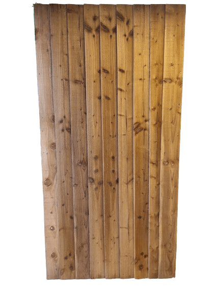Closeboard timber gate
