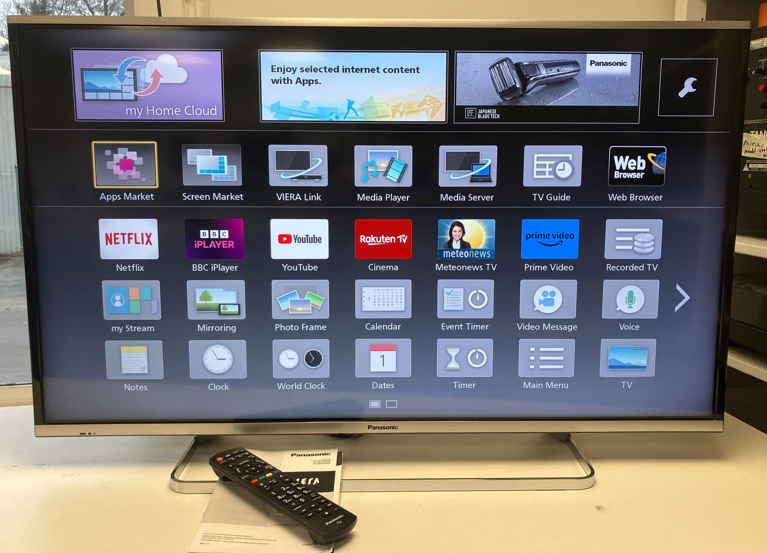 Panasonic 4K ULTRA HD LED TV TX-40AX630B Smart TV