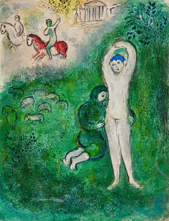 Marc Chagall - Daphnis et Gnathon