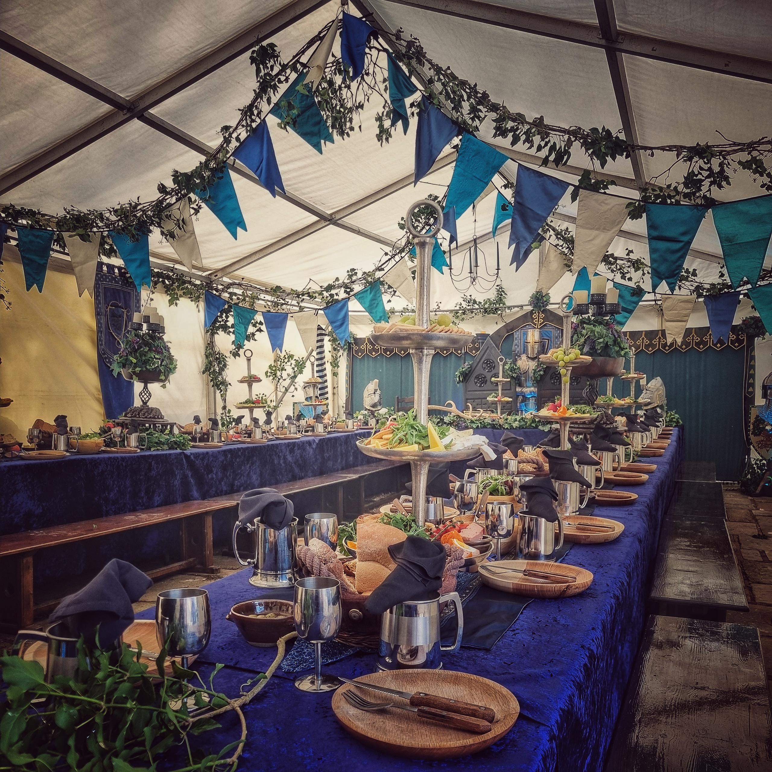 Blue Medieval Harry Potter Banquet