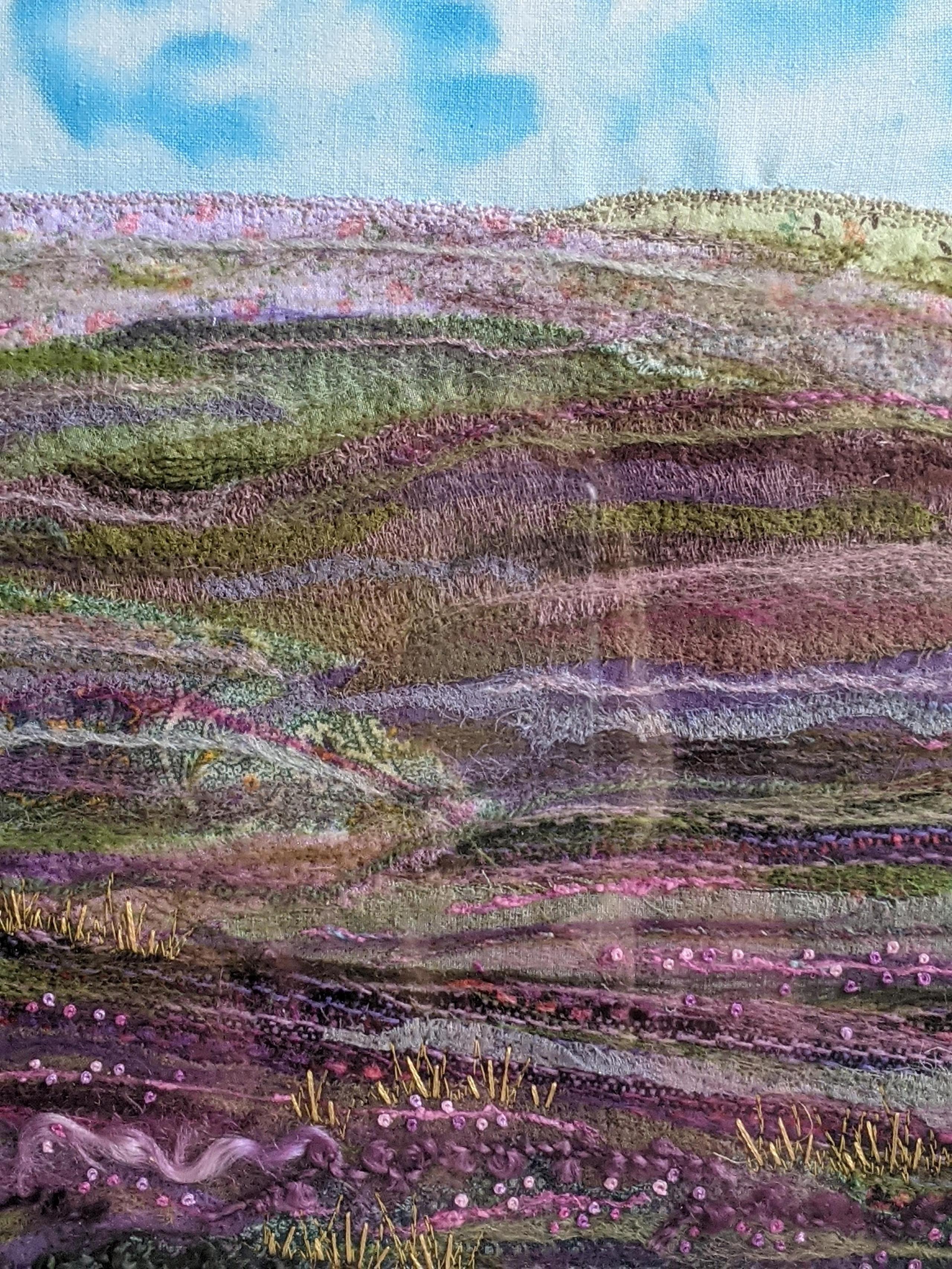 Summer Moorland - Textile Picture