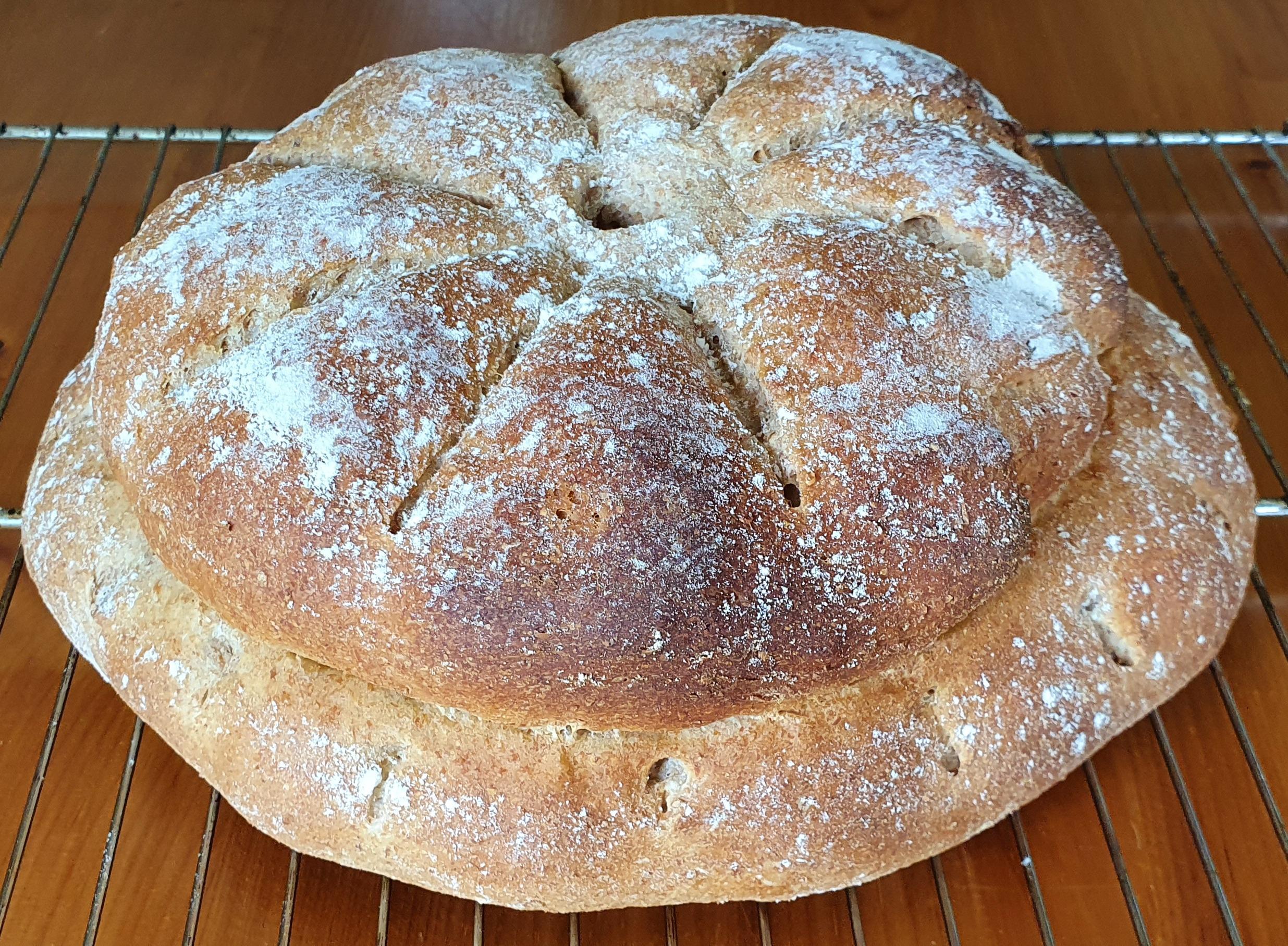 Wholemeal & Rye Cottage Loaf