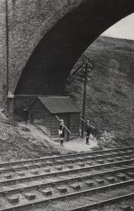 Scouts guarding railway points WWI