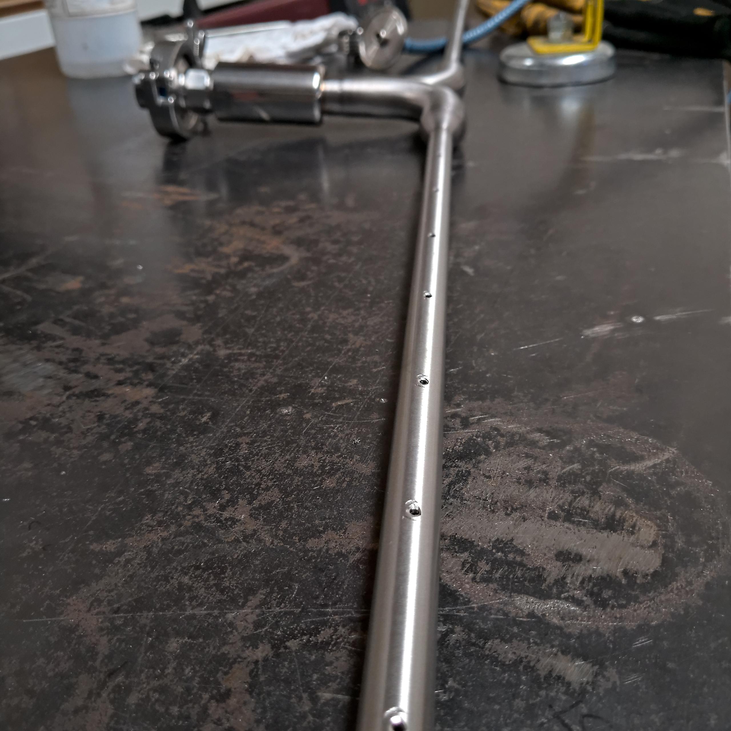 Small-Batch Fabrication Sparge Arm for Mash Tun Stainless Steel Mk2