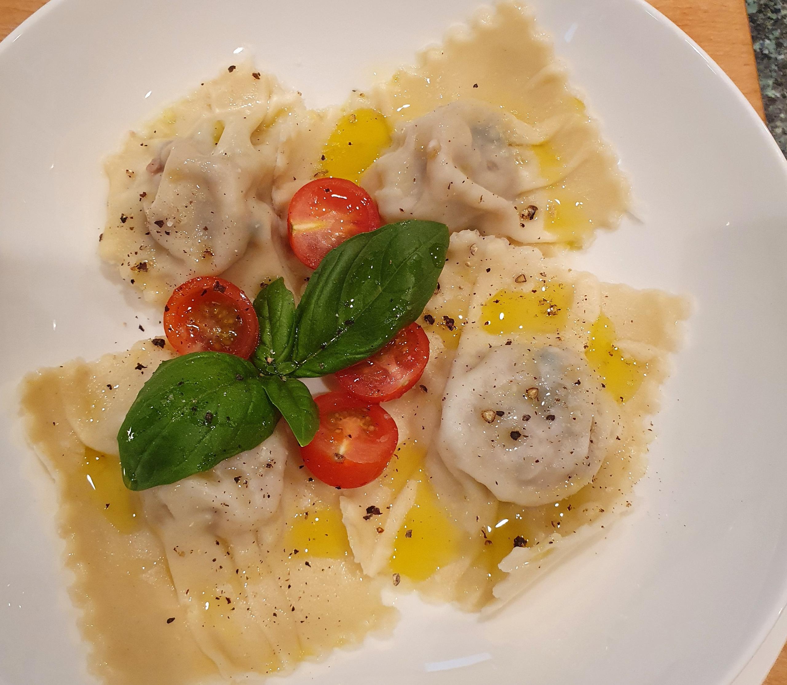 Ravioli in Truffle Oil