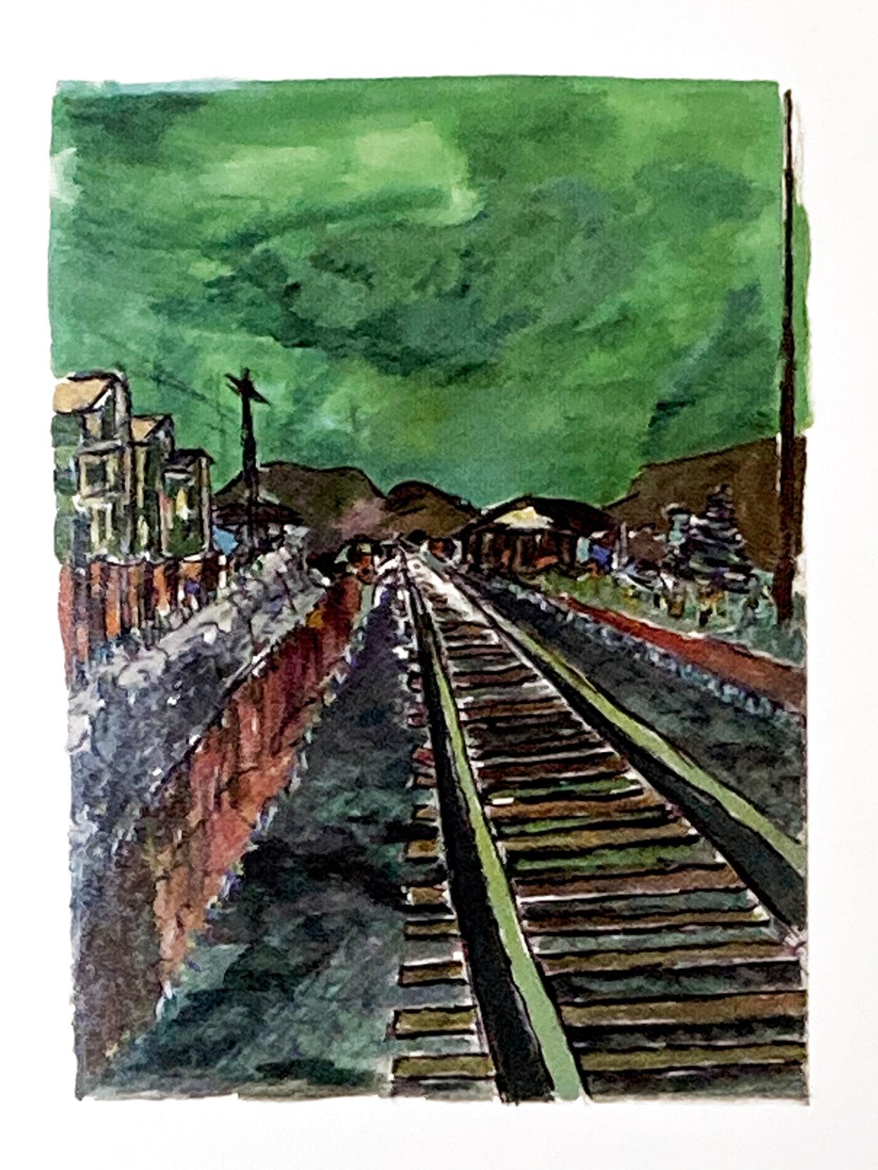 Bob Dylan - Train Tracks (green), 2008