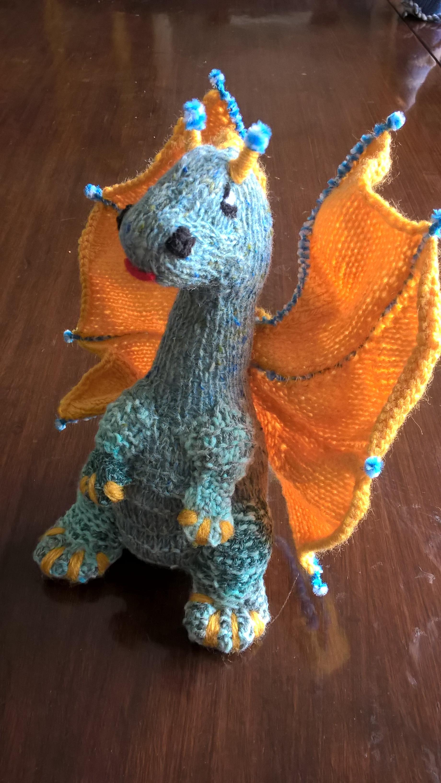 Knitted Magic Dragon