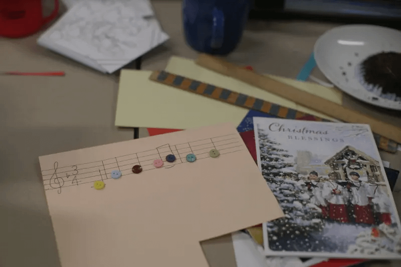 Christmas card making