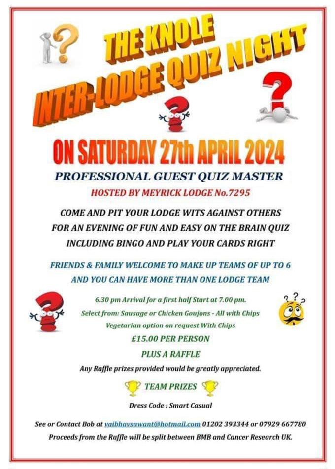 Quiz Night at The Knole