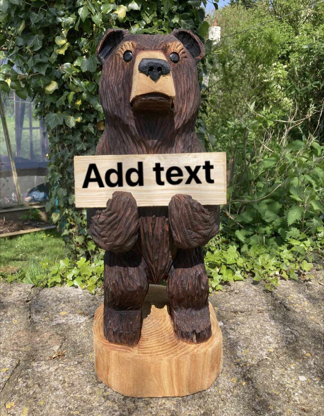 Personalised Bear with Sign