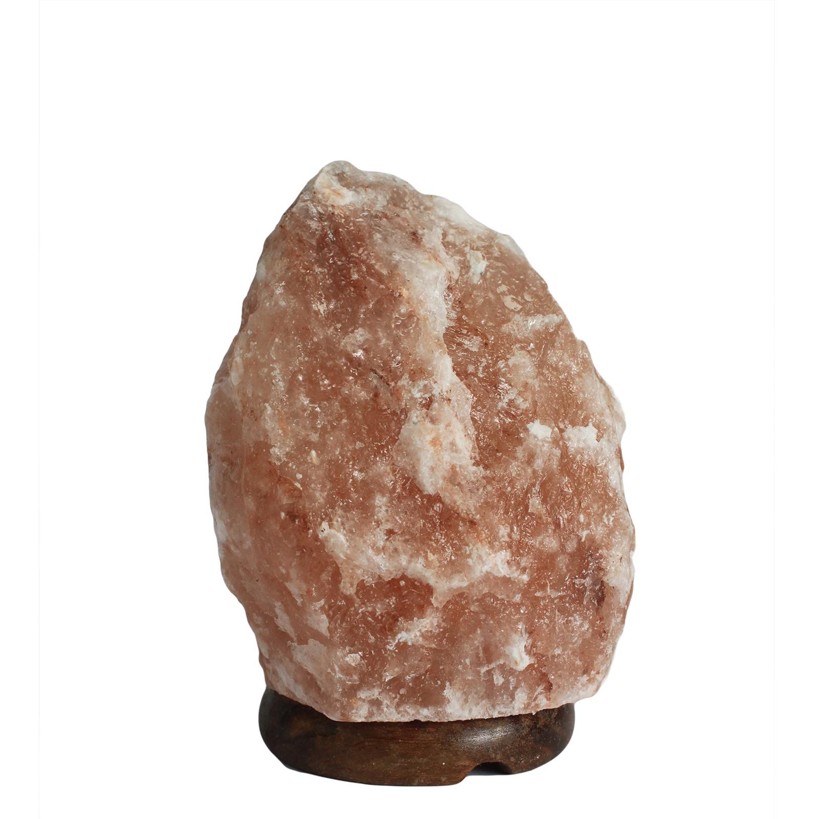 Quality Himalayan Salt Lamp with Wooden Base - 1.5 to 2 kg