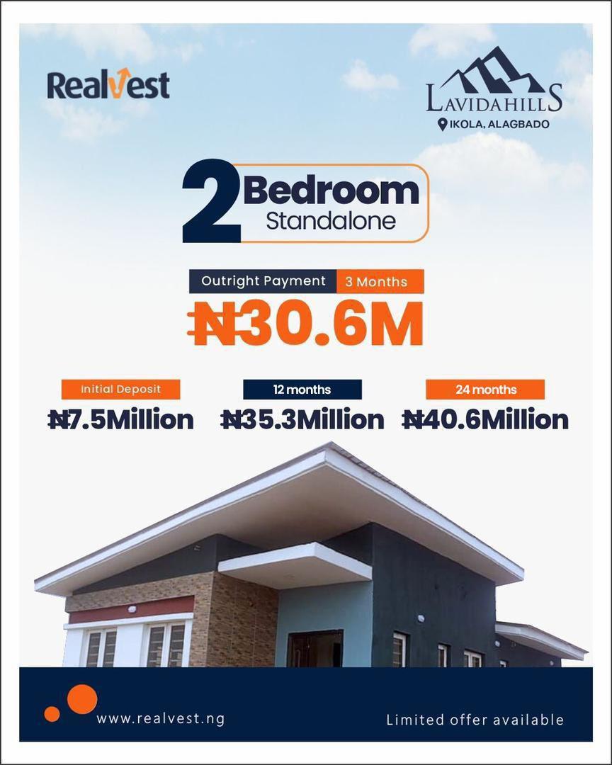 LAVIDA HILL ESTATE is located within the fringes of Ikola-Command-Alagbado road with easy access.