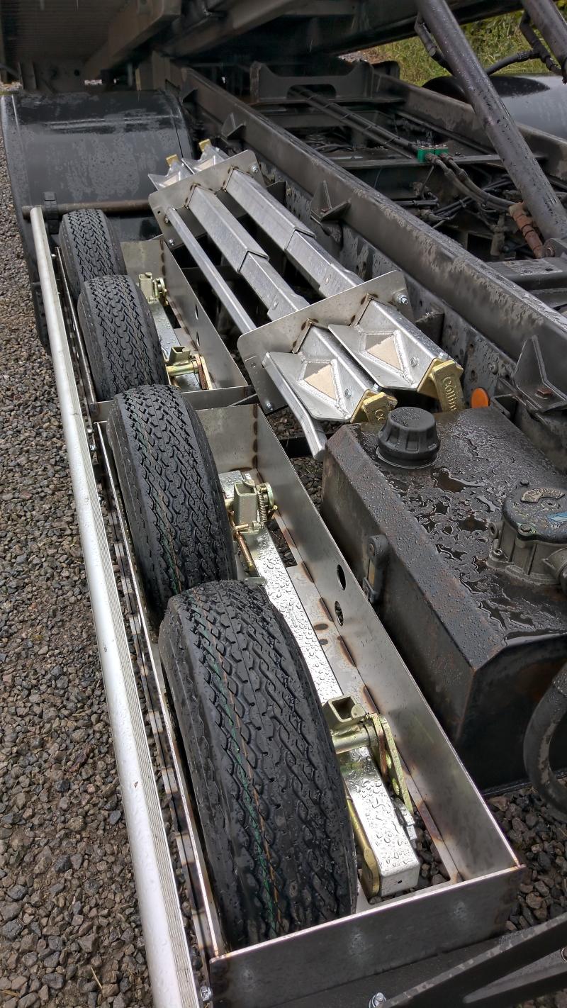 UK Fabricated & Welded Bespoke Stainless Steel Shelving for Collins Dollies Recovery Vehicle