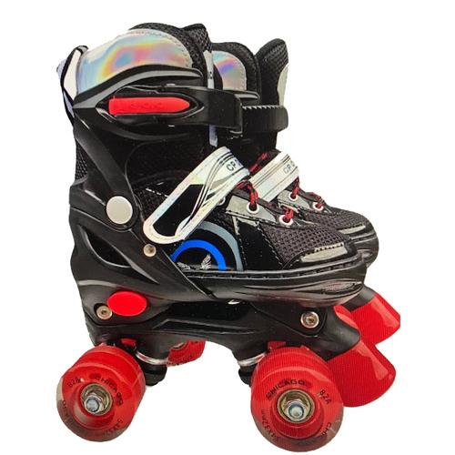 California Pro Chicago children Adjustable Roller Skate RED / BLACK