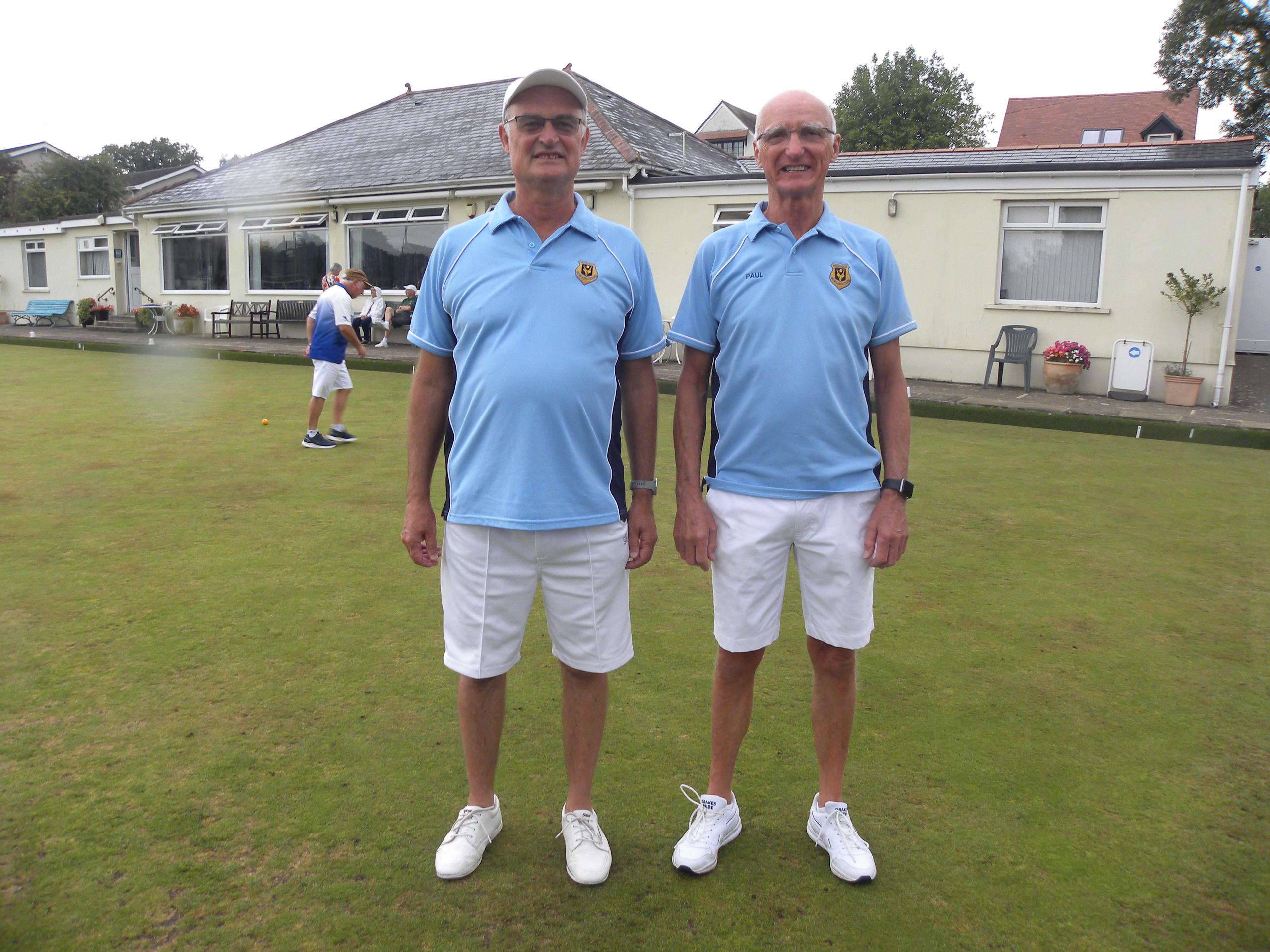 Paul Halstead 2023 Mens 2 Wood Pairs Winners