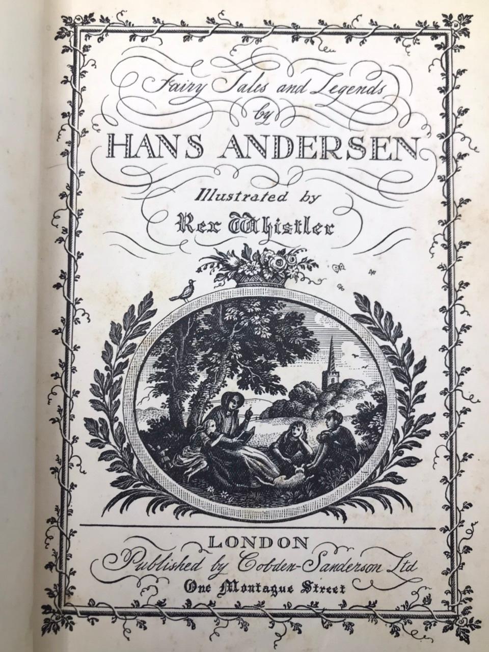 Fairy Tales And Legends by Hans Christian Andersen