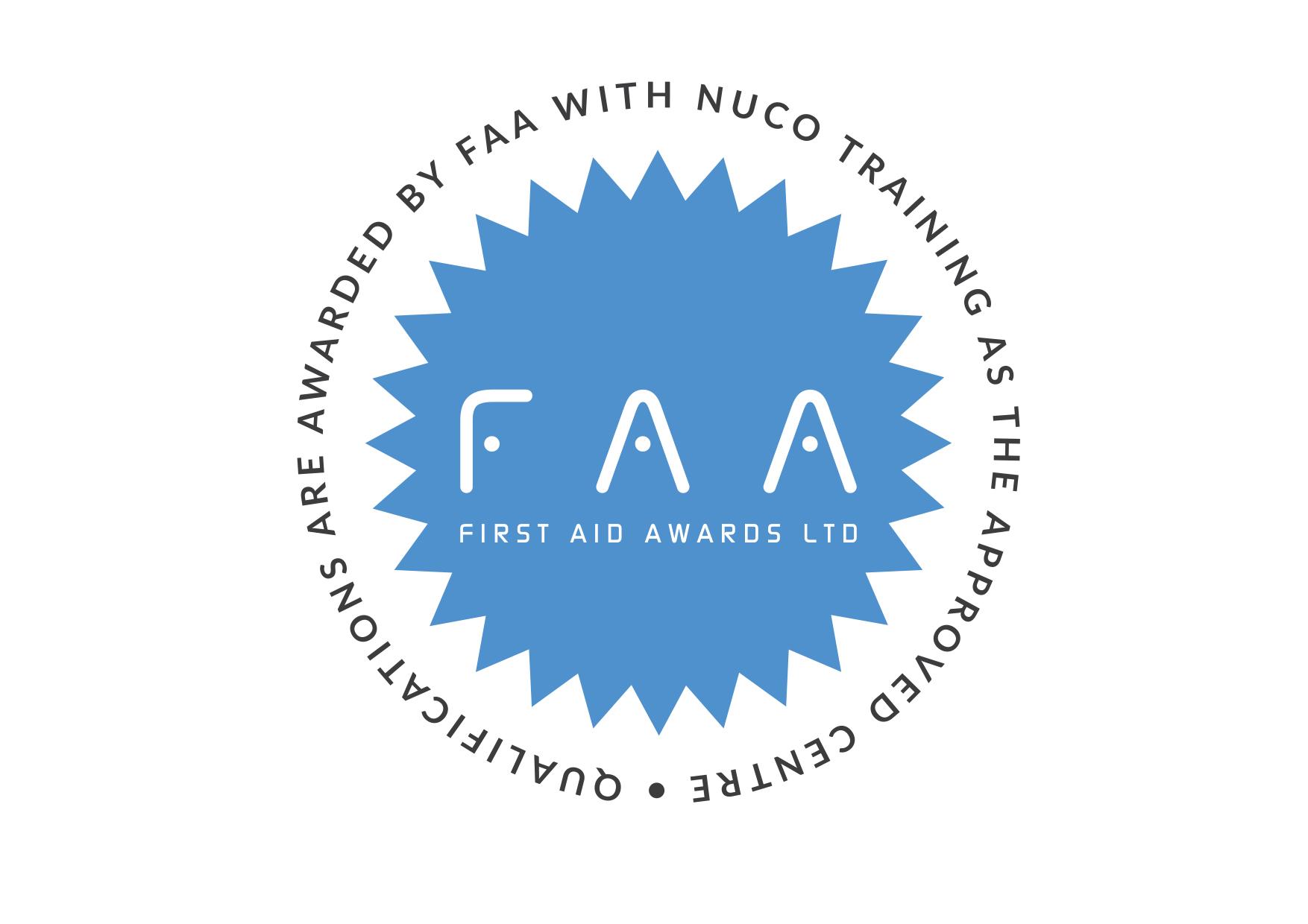 Nuco training first aid badge logo
