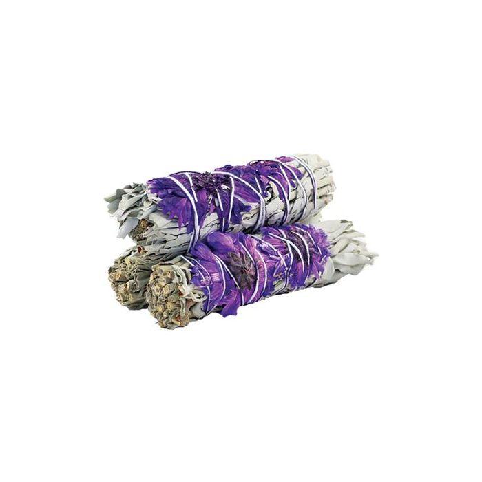 Smudge Stick - White sage & purple daisy (Purple Daze)