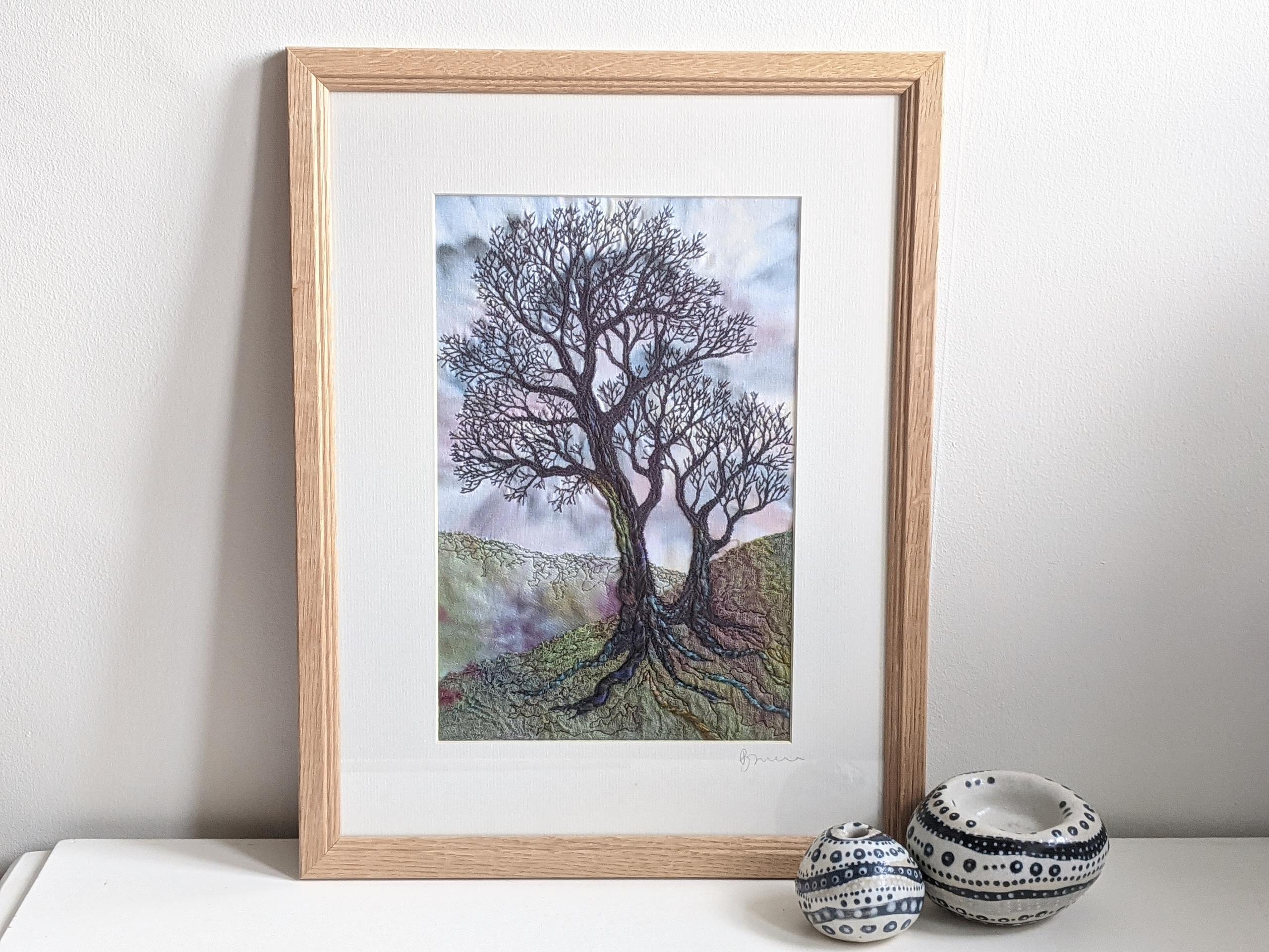 Beech Tree on Exmoor - Textile Picture